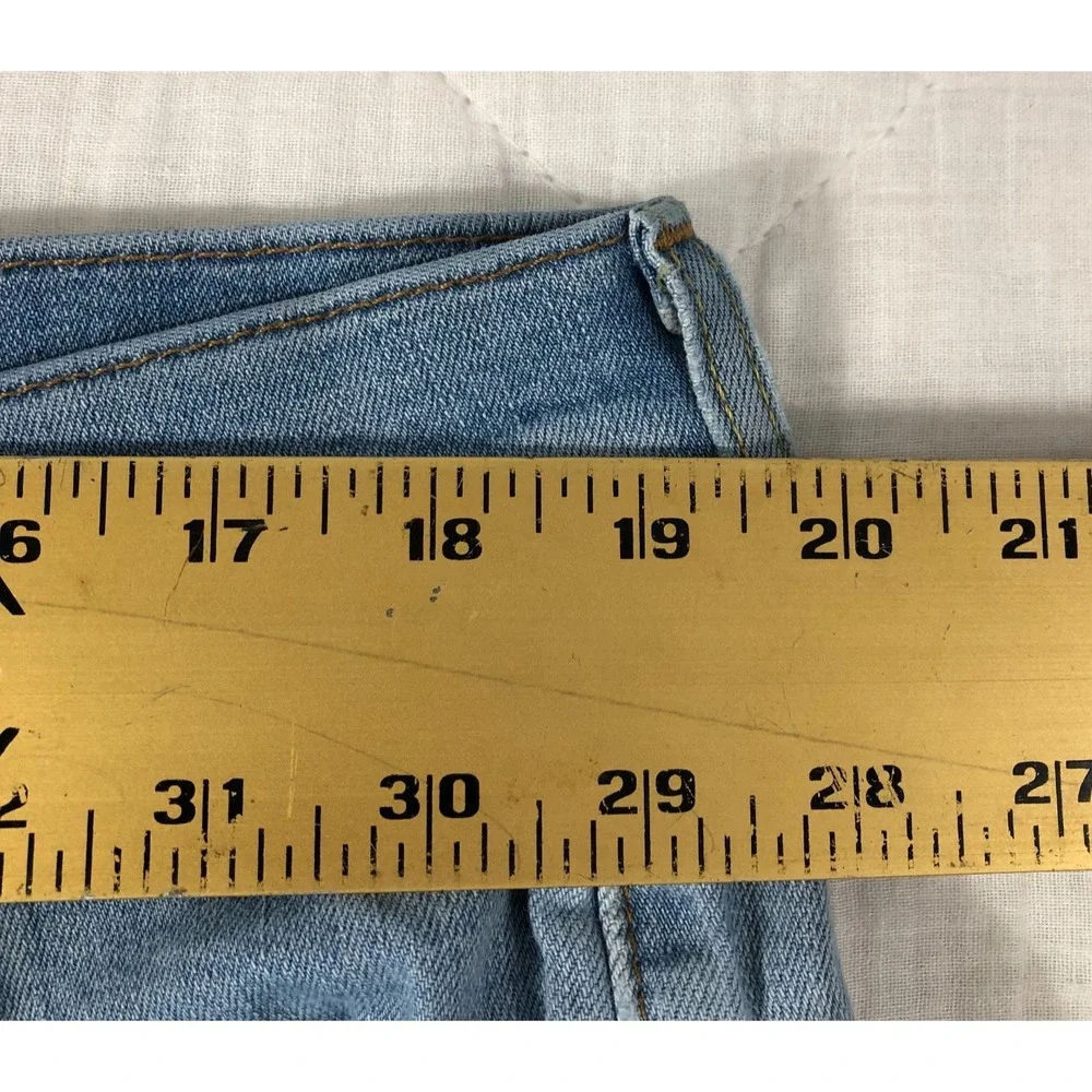 Levi's 541 Jeans Men's Size 42x30 Denim Blue Light Wash Straight Big E (40x28)
